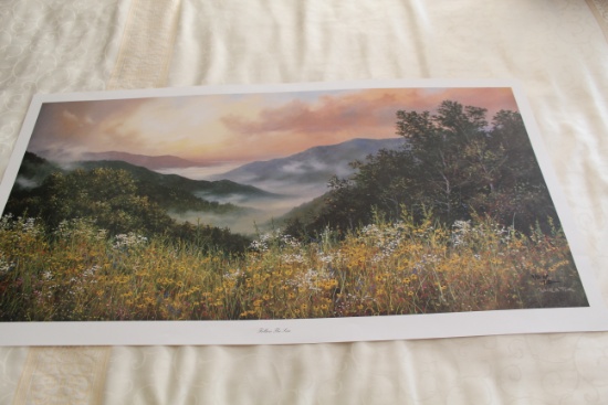 Unframed Robert Tino Print, Signed & Numbered Artists Proof, #9 Of 50, "fol