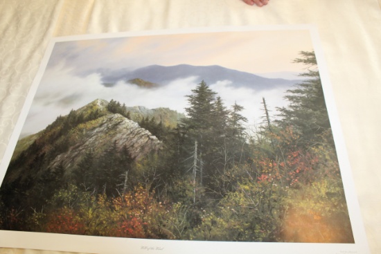 Unframed Robert Tino Print, Signed & Numbered Artists Proof, #5 Of 25, "wil