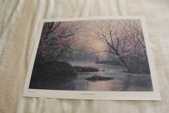 Unframed Robert Tino Print, Signed & Numbered, #240 Of 950, "promise To The
