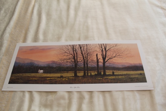 Unframed Robert Tino Print, Signed & Numbered, #67 Of 650, "time After Time