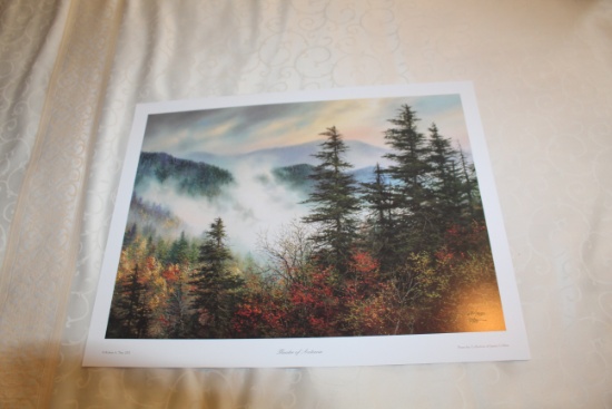 Unframed Robert Tino Print, Signed & Numbered, #650 Of 950, "theatre Of Aut