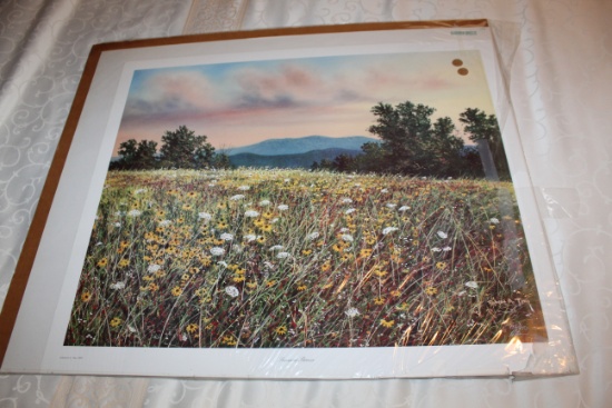 Unframed Robert Tino Print, Signed & Numbered, #496 Of 950, "summer Breeze"