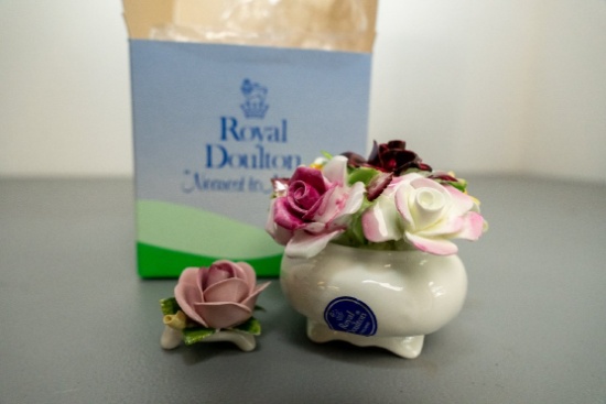 Royal Doulton Nearest Nature Collection Floral Cluster Rose Fine Bone China