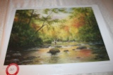 Unframed Robert Tino Print, Signed & Numbered #729 Of 750, 
