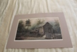 Unframed (matted) Robert Tino Print, Signed, 