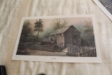 Unframed Robert Tino Print, Signed, 
