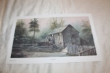 Unframed Robert Tino Print, Signed, 