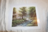Unframed Robert Tino Print, Signed, 