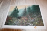 Unframed Robert Tino Print, Signed & Numbered, #166 Of 1994, 