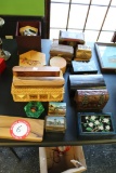 Two Oblong Wooden Boxes, From Uzbekistan, 9.25