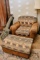 Matching Sofa, Love Seat, Chair & Ottoman, Fabric With Outdoor Pattern, So
