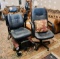 Pronto Motorized Mobility Chair & Black Vinyl Rolling Office Chair