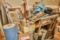 Contents Of Room, Assorted Woodworking Hand Tools, Paints, Crossbow Etc.