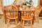 Wooden Dining Room Table & 6 Chairs