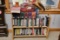 Assorted Dvd,s Vhs Tapes, Cd Racks & Office Desk