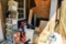 Contents Of Deck, Outdoor Light Fixtures, Floor Nailer, Two Folding Metal W