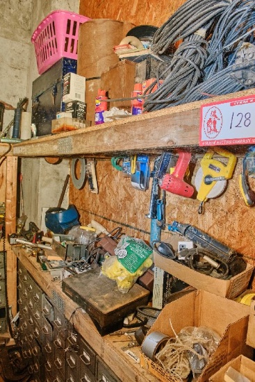 Contents Of Room, Assorted Tools, Fasteners, Parts, Wire, Welding Rods, Etc