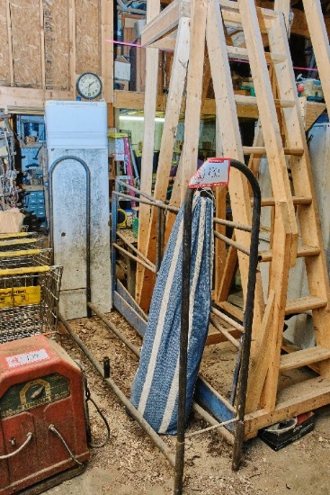 Two Metal Firewood Racks