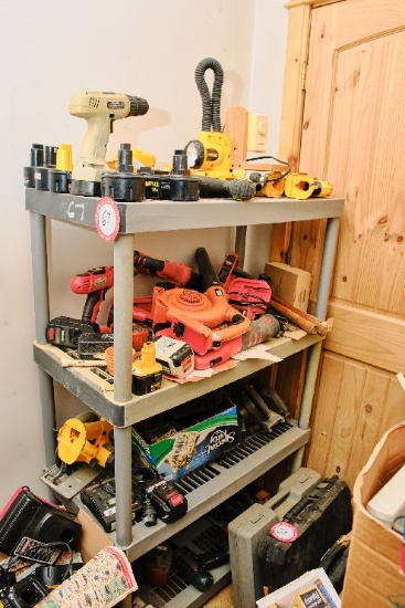 Assorted Tools, Cordless Hand Tools, Clamps, Assorted Hand Tools, Etc.