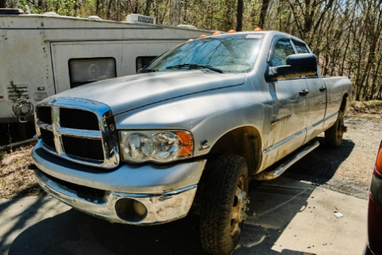 2003 Dodge Ram 3500, 194,167 Miles Showing, Does Not Run, Extensive Damage