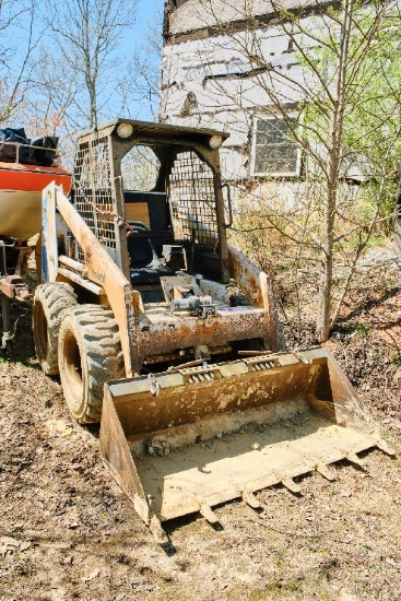 Bobcat 743b, Skid Steer Loader With Tooth Bucket, Diesel Engine, 3736 Hours