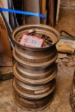 Set Of 4 Cragar Wire Spoke Wheels, Staggered, Two 16