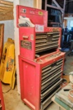 Craftsmen Toolbox On Casters & Contents, Assorted Tools, Ratchets, Wrenches