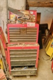 Craftsmen Toolbox On Casters & Contents, Assorted Tools, Ratchets, Wrenches