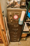 4 Drawer Metal Filing Cabinet & Contents, Wood Smith Magazines, Shopnoytes