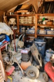Contents Of Shed, Chipper/shredder, Assorted Gardening Tools And Supplies,
