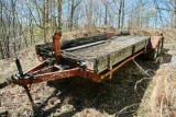 16' X 6' Equipment Trailer, Dual Axle, No Title Ever