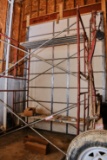 2 Sections Of Scaffolding With 2 Walk Boards