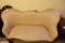 Upholstered Wooden Love Seat