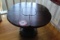 Decorative Wooden Side Table, Round Shape, 23.5