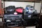 Wooden Shelving Unit plus Sony Stereo System with Receiver, Tape Player, CD