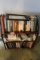 Three Tier Wooden Bookshelf plus Contents (Various Books & Periodicals)