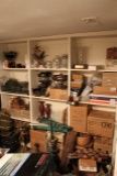 Contents of Storage Closet, Artwork, CVD's, DVD's Tapes, Glassware, Vases,