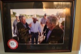 Frame Photo of Johnny Majors and Burt Reynolds signed by Burt Reynolds, 21.