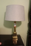 Brass Table Lamp with University of Tennessee Crest