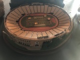 Pitt stadium model, '73 COY plaque, '76 ND Victory Corks,'76 Nat'l Champ Bottle, Pitt Rock