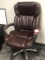 Leather Executive Arm Chair on Casters