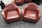 (2) Bonded Leather Armchairs