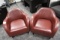 (2) Bonded Leather Armchairs