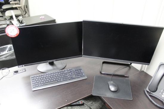 Lenovo Computer Second Monitor, Keyboard and Mouse
