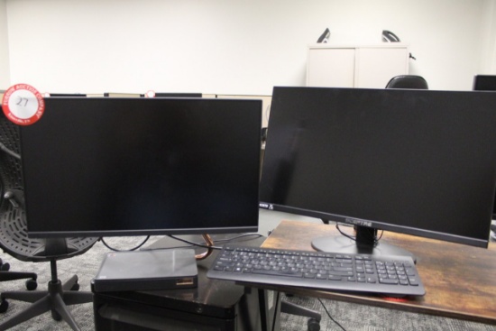 Lenovo Computer Second Monitor, Keyboard