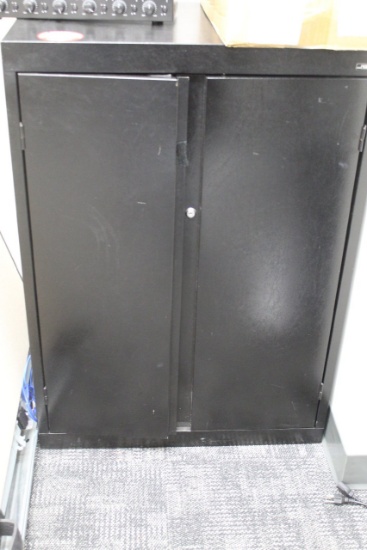 Metal 2 Door Storage Cabinet, 30" x 18" x 42"