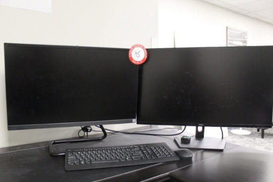Lenovo All in one computer w/second monitor , keyboard and mouse