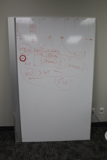 Dry Erase Board, 72" x 46"