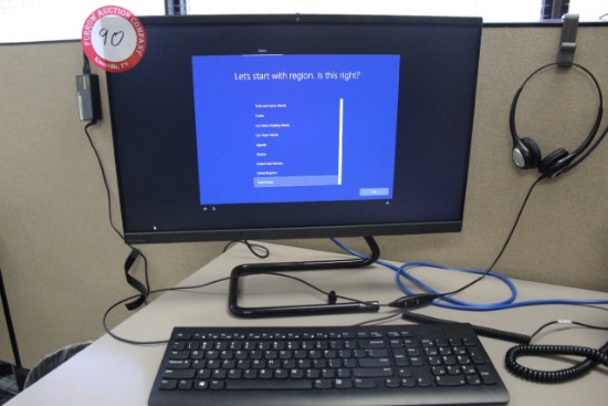 Lenovo All in One Computer w/Keyboard