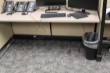 (2) Cubicle Workstations w/3 additional Panels and Desk